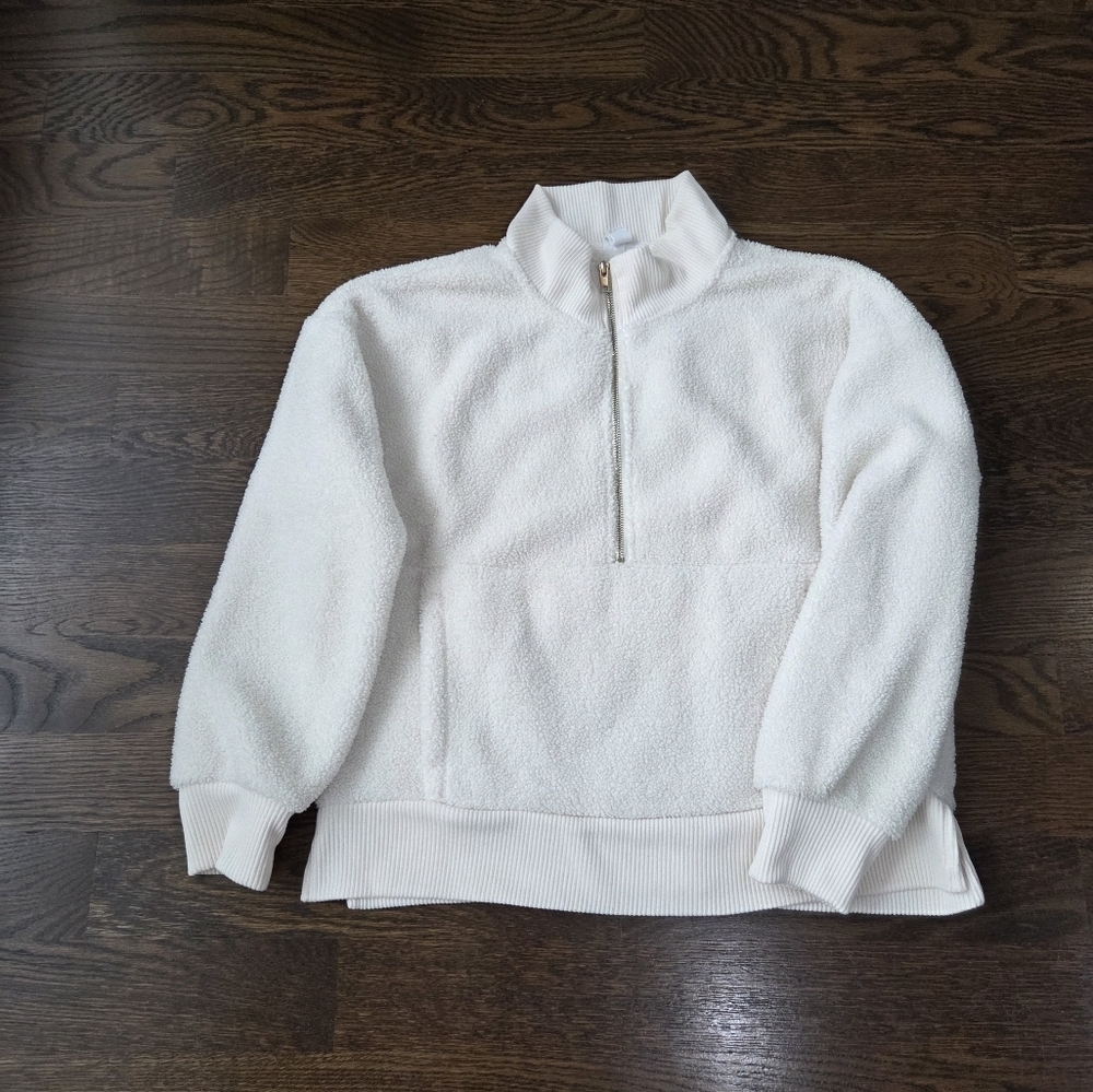 Athletic Collection By 26 International Quarter-Zip Fleece Pullover Sz.L